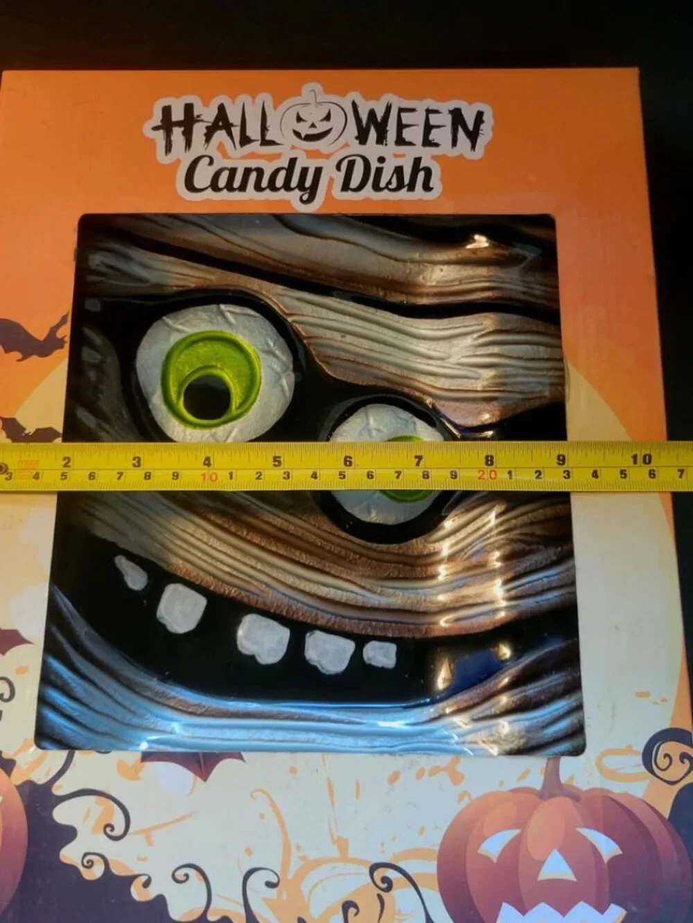 Vintage American Greetings Halloween Mummy Candy Dish